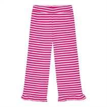 Birkholm Brede Rib Bukser Baby Lyserød & Flamingo Pink